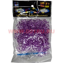 Резинки Loom Bands "гель тонкие сиреневые" 600 шт, цена за 12 уп - фото 67165