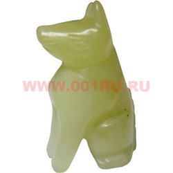 Собачка из нефрита 4,3 см - фото 67176
