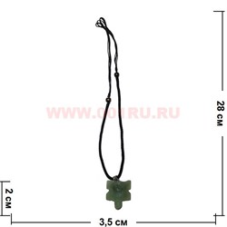 Подвеска на шею «Черепаха» из нефрита - фото 67202