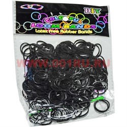 Резинки Loom Bands "черного цвета" 600 шт, цена за 12 уп - фото 67278