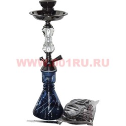 Кальяна средний на 1 трубку (F9202) 43 см, цвета в ассортименте, 12 шт/кор - фото 67433