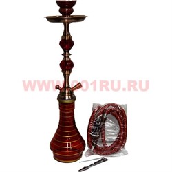 Кальян средний на 1 трубку (BL-168) 51 см, цвета в ассортименте, 12 шт/кор - фото 67463
