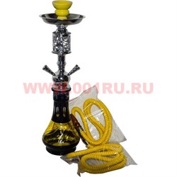Кальян средний на 2 трубки (F1127R) 48 см, цвета в ассортименте, 12 шт/кор - фото 67481