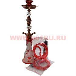Кальян средний на 2 трубки (B4202R) 55 см, цвета в ассортименте, 12 шт/кор - фото 67492