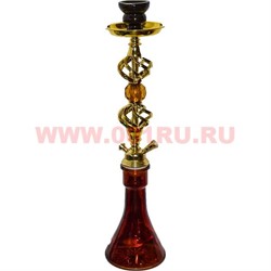 Кальян на 1 трубку (HK-193) 55 см, цвета в ассортименте, 12 шт/кор - фото 67500