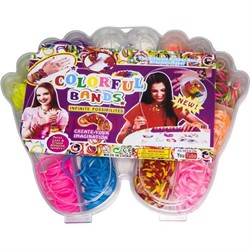 Набор резинок "ножки" Loom Bands для плетения (приблиз. 600 шт) - фото 67513
