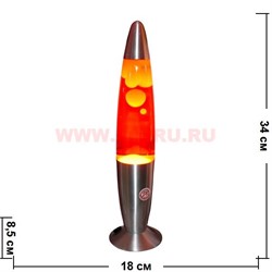 Светильник восковый 34 см цвета в ассортименте - фото 67557