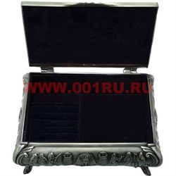 Шкатулка мельхиор "Египет" большая 8х13х18 см - фото 67877