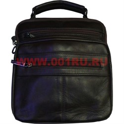 Сумка кожаная мужская коричневая - фото 68067