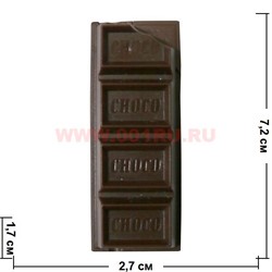 Зажигалка газовая "Шоколадка" 12 шт в блоке - фото 68468