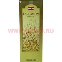 Благовония HEM Cardamon (Кардамон) 6шт/уп, цена за уп - фото 69036