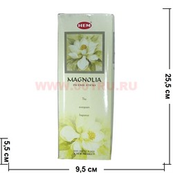 Благовония HEM Magnolia (Магнолия) 6шт/уп, цена за уп - фото 69136