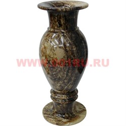 Ваза из черного оникса (4х10) 25 см - фото 69213