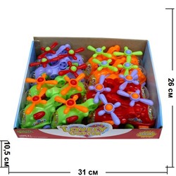 Игрушка заводная Вертолеты 12 шт/упаковка - фото 69328