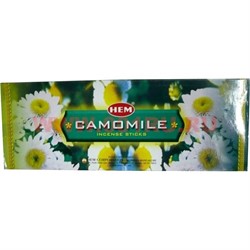 Благовония HEM Camomile (Ромашка) 6шт/уп, цена за уп - фото 69438