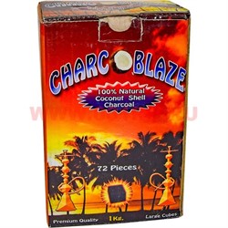 Уголь для кальяна Charcoblaze кокосовый 72 кубика 1 кг - фото 70423
