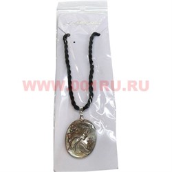 Подвеска "Девушка" коричневая - фото 70448