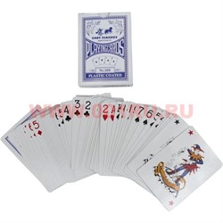 Карты игральные пластик 56 карт (988), цена за 10 штук - фото 70476