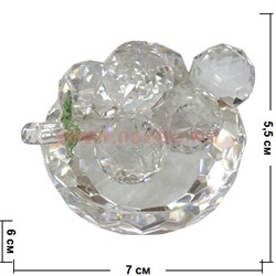 Виноградная кисть из стекла на подставке (малая) 5,5х7 см - фото 70828