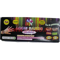 Набор Loom Bands (лум бэндс) для плетения браслетов (600 резинок) 100 шт/кор - фото 71664