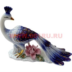 Павлин из белого фарфора - фото 71770