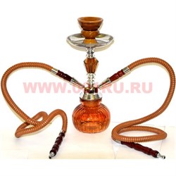 Кальян на 2 трубки малый 28 см, цвета в ассортименте - фото 72368