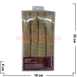Циновки салфетки 30х45 см цена за упаковку из 4 штук - фото 72592