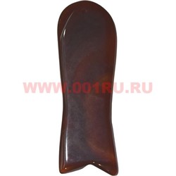Гуаша массажер из сердолика (арт.1) рыба - фото 72658