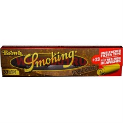Бумага для самокруток Smoking с фильтрами (неотбеленная) - фото 72869