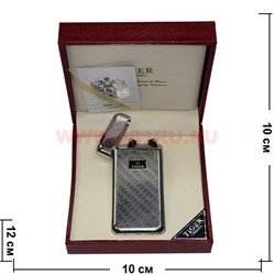 Зажигалка Tiger разрядная "стальная" с зарядкой от USB - фото 73115