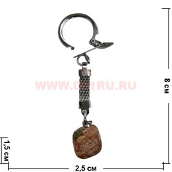 Брелок из сердолика малый 10 шт/связка - фото 74402