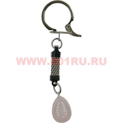 Брелок из розового кварца в связках по 10 шт - фото 74420