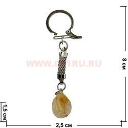 Брелок из слюды 10 шт/связка - фото 74503