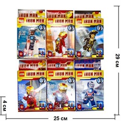 Конструктор Iron Man 6 моделей 12 шт/уп - фото 74562