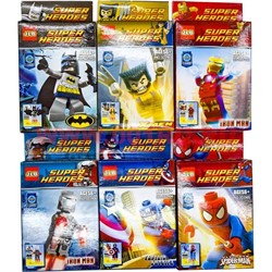 Конструктор Super Heroes 6 моделей 12 шт/уп - фото 74586