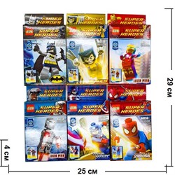 Конструктор Super Heroes 6 моделей 12 шт/уп - фото 74587