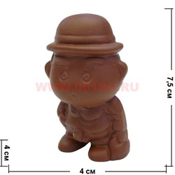 Фигурка-свисток "дядя" для чайной церемонии из глины - фото 75047