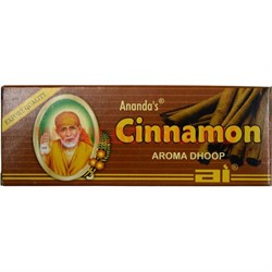 Благовония Ananda's Sai Darshan «Cinammona» 20 гр цена за 12 упаковок - фото 75249