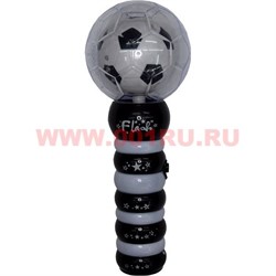 Игрушка музыкальная крутящаяся «футбольный мяч» на батарейках - фото 75629