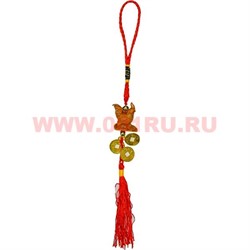 Подвеска Петух и 3 золотые монетки "под дерево" символ 2017 года - фото 76196
