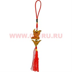 Подвеска Петух и слиток "под дерево" символ 2017 года - фото 76213