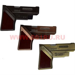 Зажигалка газовая турбо «пистолет» 3 цвета (5,5х8 см размер) - фото 76426