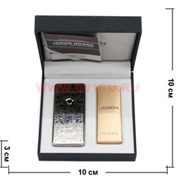 Зажигалка Jobon USB в коробочке с зарядкой - фото 77281