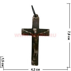 Крест из кости (Индия) - фото 77475