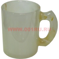 Кружка из оникса 10 см (цельная 4х4 дюйма) на 0,25 л - фото 78193