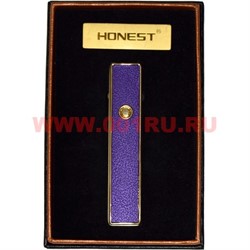 Зажигалка USB Honest спиральная с фонариком (цвета в ассортименте) - фото 78252
