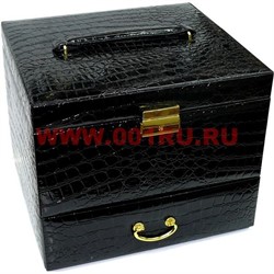 Шкатулка для украшений и косметики (61) с выдвигающимся зеркалом - фото 78375