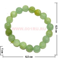 Браслет из оникса 10 мм (имитация) - фото 78758
