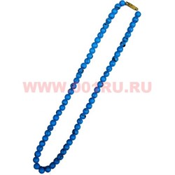 Бусы из бирюзы "Шар" 1 см - фото 78886