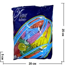 Шарики надувные 25 шт панч болл 45 см 18" металлик рисунок (GBP1/80) - фото 79188